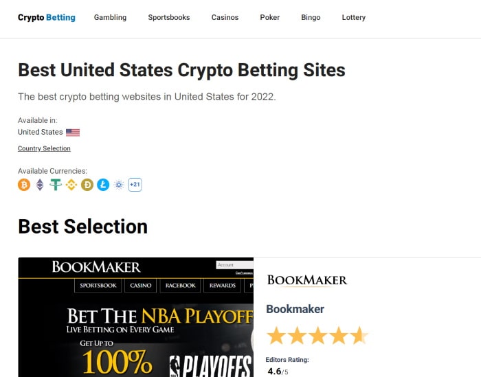 Best Crypto Betting Sites
